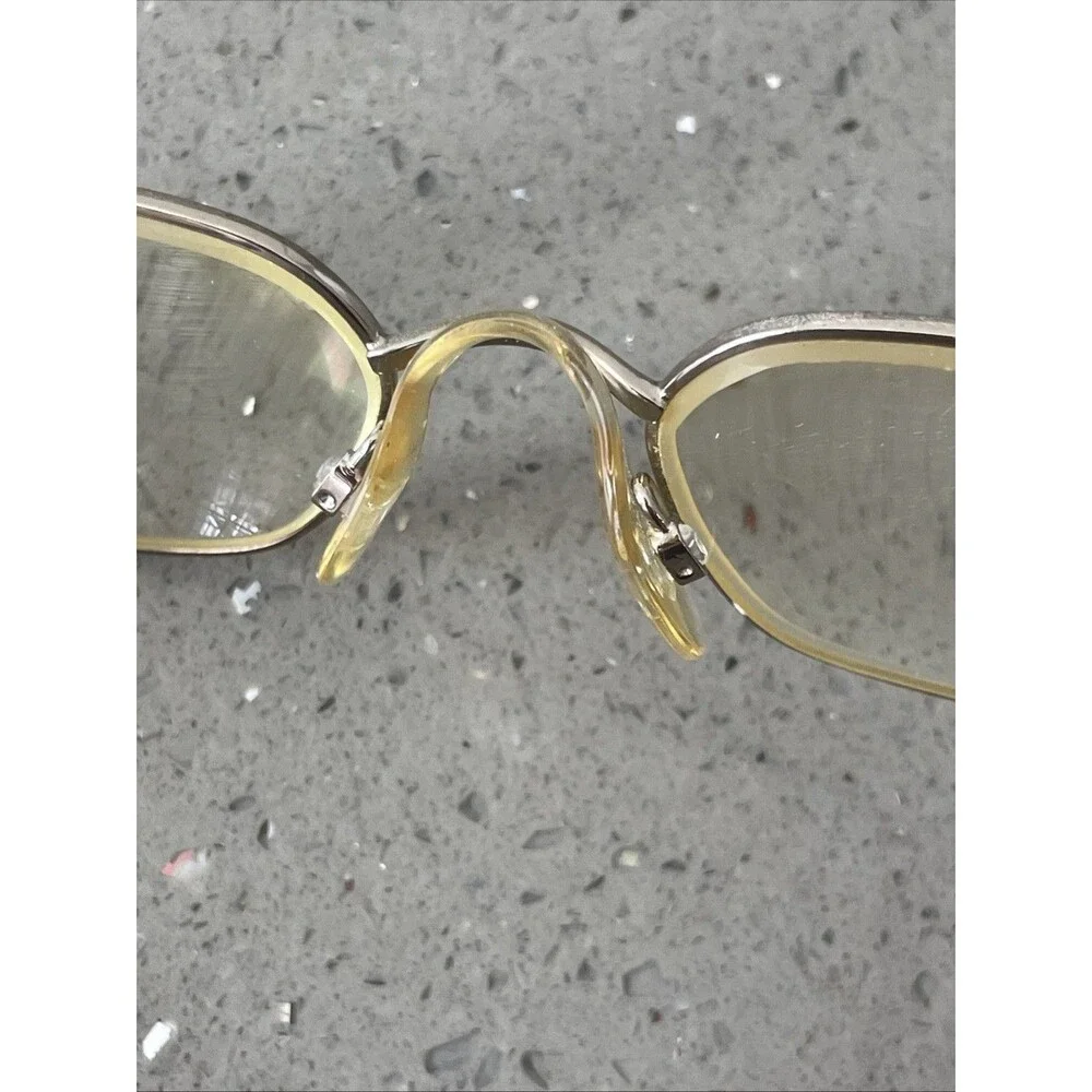 Luxottica 1529 T242 Eyeglasses Frames ONLY 50-18-135 Italy full rim gold